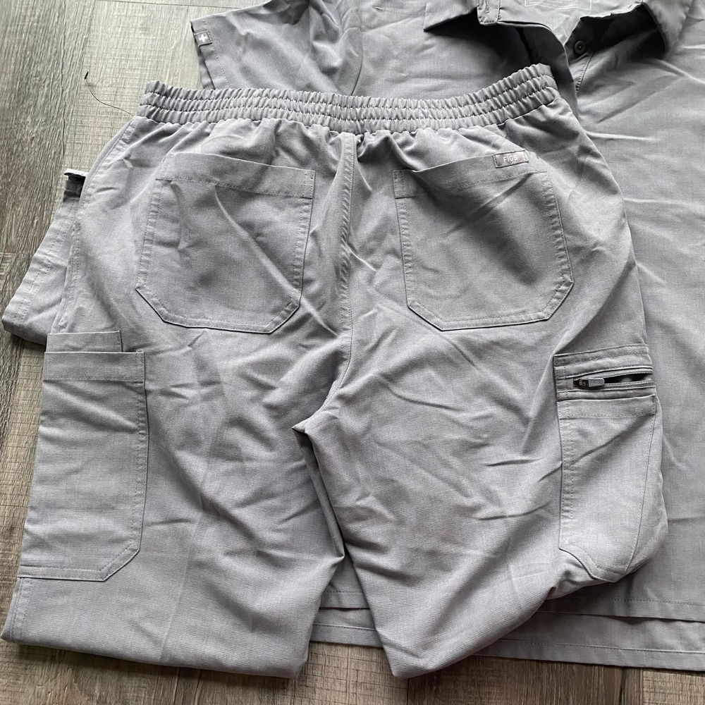 Figs Technical Collection Gray Scrub Set Size M/L - Picture 6 of 11